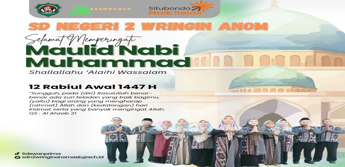 SELAMAT MEMPERINGATI MAULID NABI MUHAMMAD S.A.W